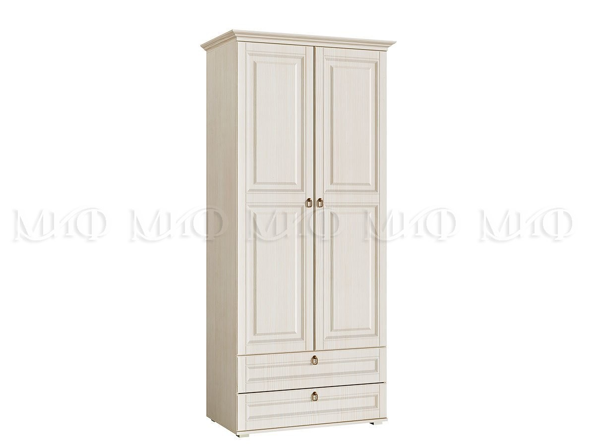 Шкаф Бельевой  Элит-1 МДФ Сандал Светлый (Ш-975 мм x Г-577 мм х В-2185 мм)