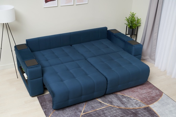 Диван пантограф Рон синий