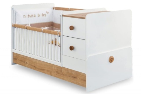 Кроватка трансформер "Natura Baby" 1600х750