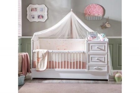 Кроватка-трансформер "Romantic" 1600х750