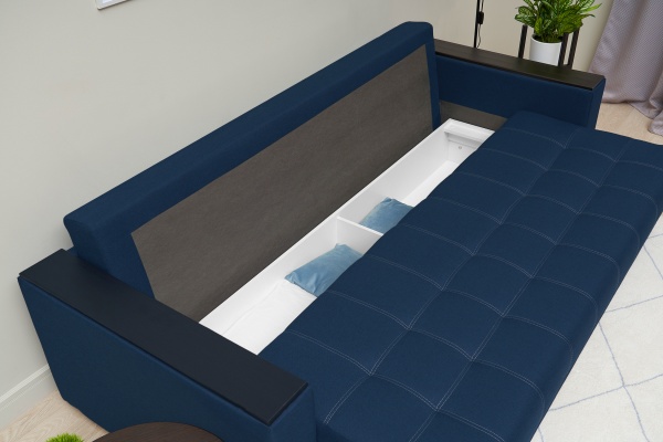 Диван еврокнижка Миранда SE синий