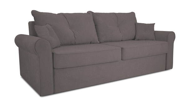 Диван «Синди» (Neo 12 (рогожка) коричневый)/Д-2400х Ш-1140х В-860мм