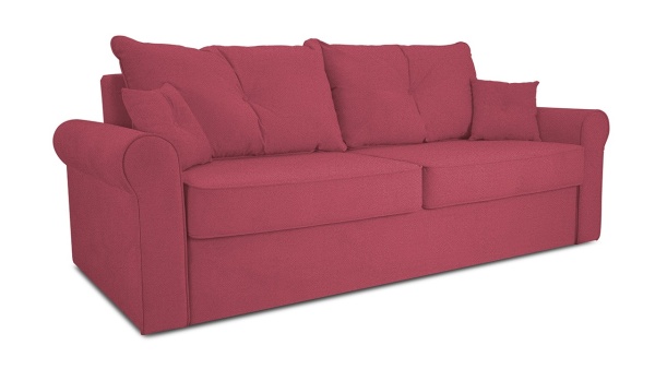 Диван «Синди» (Maserati 14 (велюр) бордовый)/Д-2400х Ш-1140х В-860мм