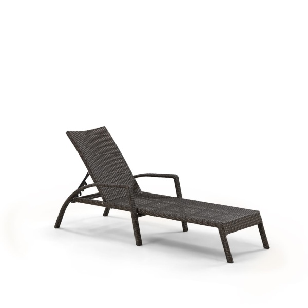Шезлонг-лежак плетеный A30A-W53 Brown
