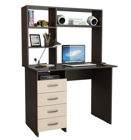 Стол компьютерный "Милан" с надставкой