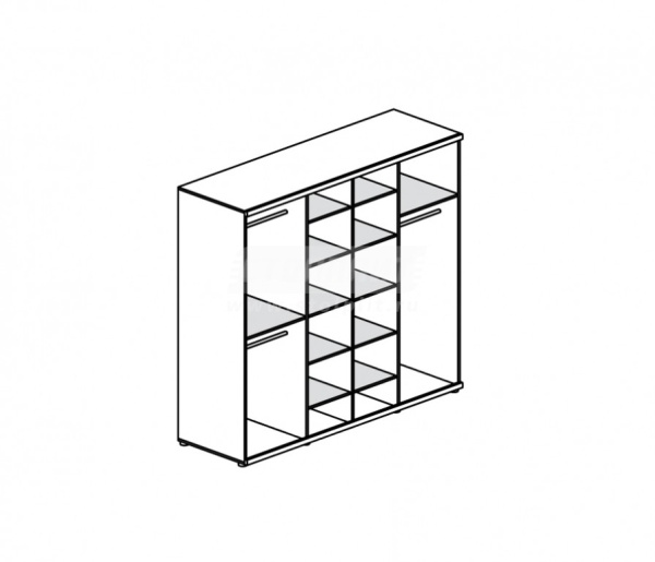 Гретта СБ-207 Шкаф 4-х дверный