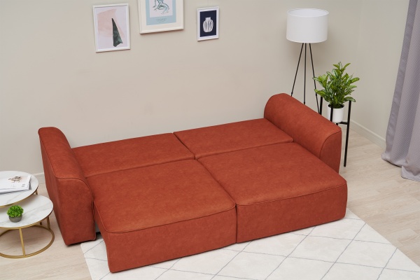 Диван еврокнижка Имир SE оранжевый