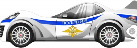 Кровать-машинка "Полиция"