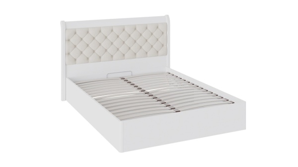 Кровать «Франческа» с Мягким Изголовьем и Подъемным Механизмом (Дуб Седан/Замша) 1600 x 2000 мм