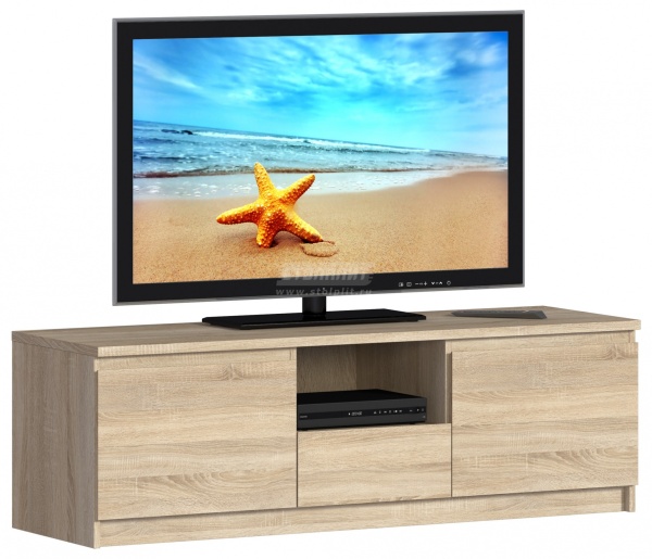 Тумба ТВ Веста СБ-2253 Дуб Сонома/Ш-1400 X В-440 X Г-440 мм