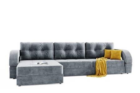 Диван Угловой Торонто-2 с ножками-кубышками Ш-3100 х Г-1810 х В-750 мм/Спальное место Ш-1600 х Г-2650 мм