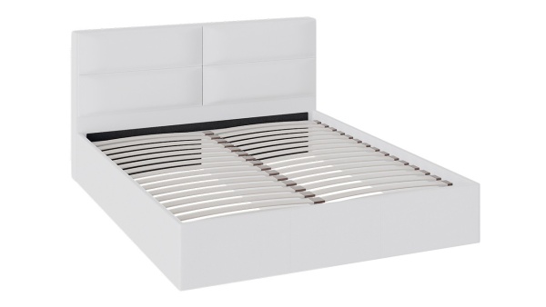 Кровать «Гранд» с Мягкой Обивкой Белая 1400/1600/1800 x 2000 мм