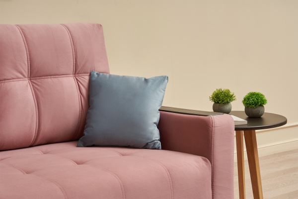 Диван выкатной Рон Compact розовый