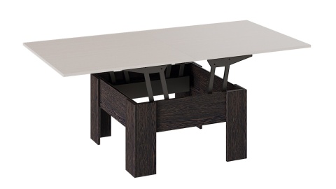 Стол Журнальный Тип 10 Венге Цаво/Дуб Белфорт/Ш-800/1600 × Г-800 × В-450 мм