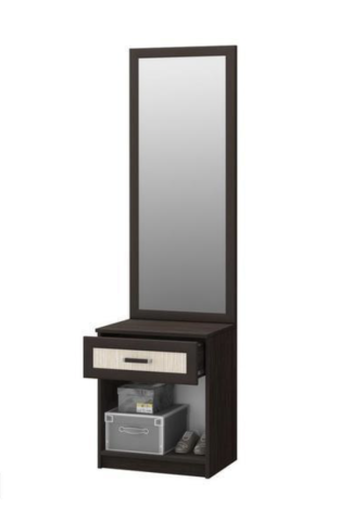 Елена ЕС-01 Тумба с Зеркалом (Ш-600 x В-2116 x Г-460)