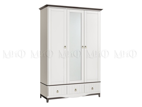 Шкаф 3-х Створчатый Виолетта МДФ (Ш-1450 мм x Г-560 мм х В-2135 мм)