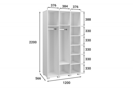 Шкаф Монблан МБ-24К