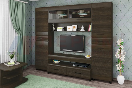 Гостиная-Стенка Камелия №10 (В-2172 х Ш-2520 х Г-452 мм)