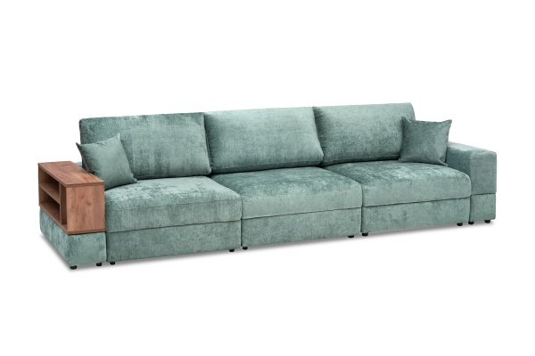 Диван пантограф Рон MODOOL MAX с баром бирюзовый