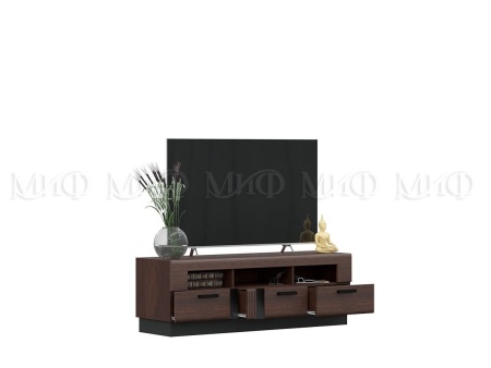 ТВ-Тумба Магнолия МДФ (Ш-1500 x В-500 x Г-440 мм) Дерево/Орех