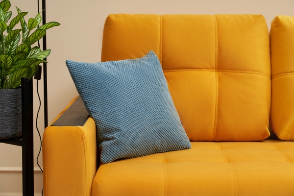 Диван выкатной Рон Compact желтый