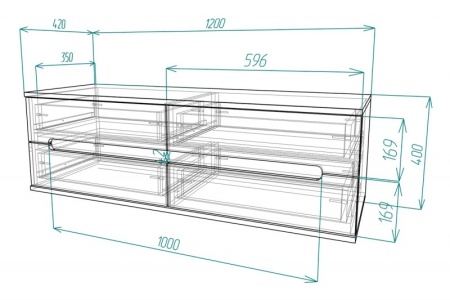 Тумба Мебелеф-4