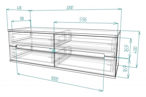 Тумба Мебелеф-4