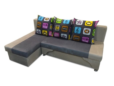 Диван Угловой Лайт Полиуретан Ш-2100 х Г-1400 х В-950 мм/Спальное место Ш-2100 х Г-1400 мм