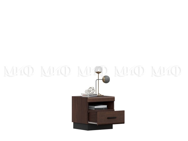 Тумба Прикроватная Манифик МДФ-2 шт (Ш-500 x В-500 x Г-442 мм) Дерево/Орех