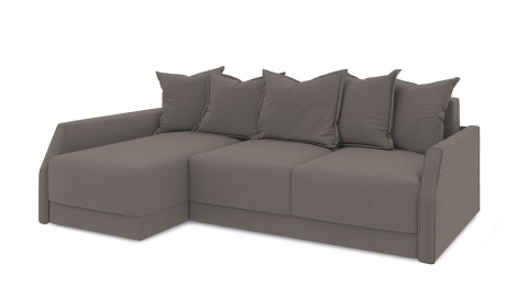 Диван Угловой Люксор Slim Т2 Разные Цвета/Д-2330 х Ш-1650 х В-830 мм