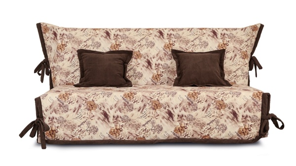 Диван «Вена» (145х200/160х200) (Vintage 08 (велюр), кант Galaxy 04 (велюр) темно-коричневый)