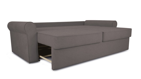 Диван «Синди» (Neo 12 (рогожка) коричневый)/Д-2400х Ш-1140х В-860мм