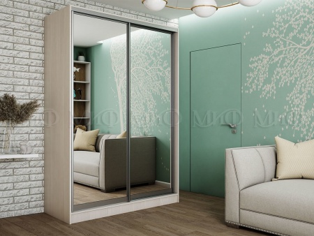 Шкаф-Купе Тринити-7 (Ш-1350 мм x В-2244 мм x Г-600 мм)/Разные Цвета