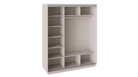 Шкаф-Купе 3-х Дверный с Зеркалом Румер Мадлен Ясень Шимо (Ш-1800 х В-2200 х Г-600 мм)