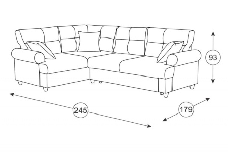 Диван угловой "Мирта"