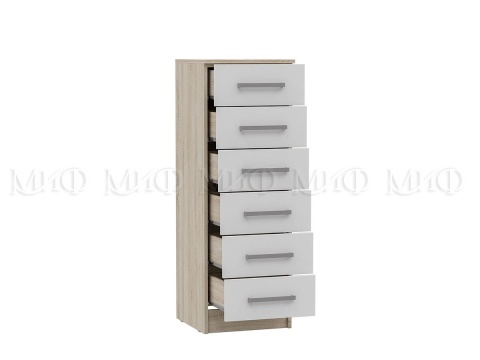 Комод Марго МДФ (Ш-400 x В-1166 x Г-430 мм)/Разные Цвета