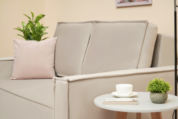 Диван выкатной Церра 2 светло-бежевый