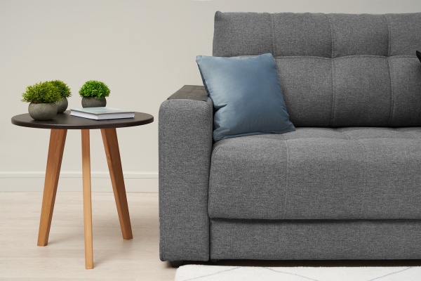 Диван еврокнижка Рон 2.0 серый