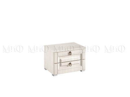Тумба Прикроватная Элит-1 - 2 шт  МДФ Сандал Светлый (Ш-500 мм x В-350 мм x Г-378 мм)