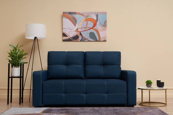 Диван выкатной Калипсо compact синий