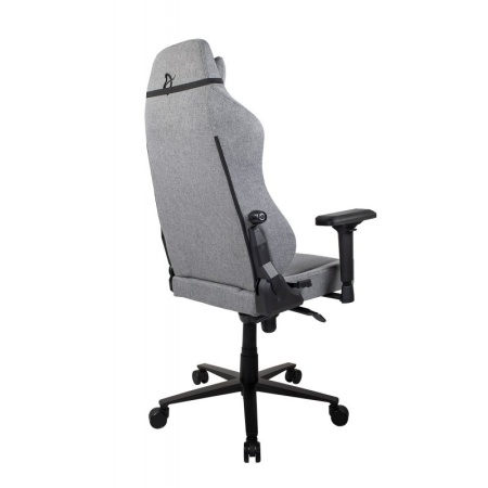 Компьютерное кресло Arozzi Primo Woven Fabric - Grey - Black logo