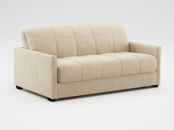 Диван Carina Прямой c Коробом для Белья Сливочный