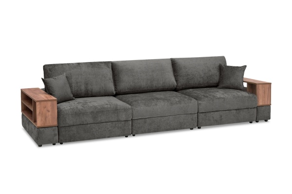 Диван пантограф Рон MODOOL MAX с барами серый