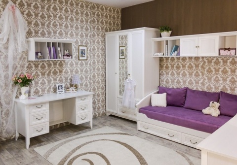 Стол прямой "Классика" с двумя тумбами