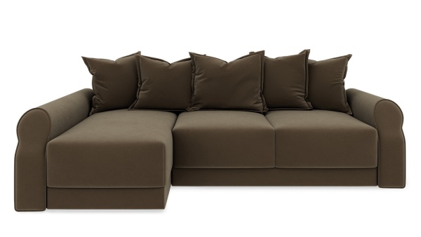 Диван Угловой Люксор Т2 Разные Цвета/Д-2620 х Ш-1650 х В-830 мм