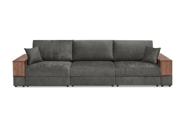 Диван пантограф Рон MODOOL MAX с барами серый