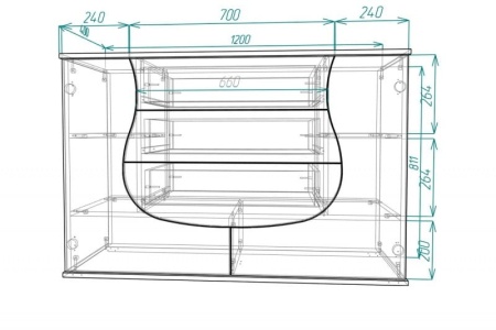 Тумба Мебелеф-5