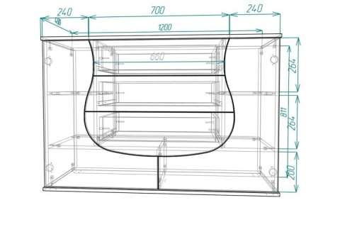 Тумба Мебелеф-5