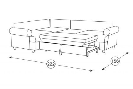 Диван угловой "Мирта"