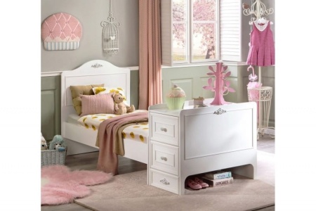 Кроватка-трансформер "Romantic" 1600х750